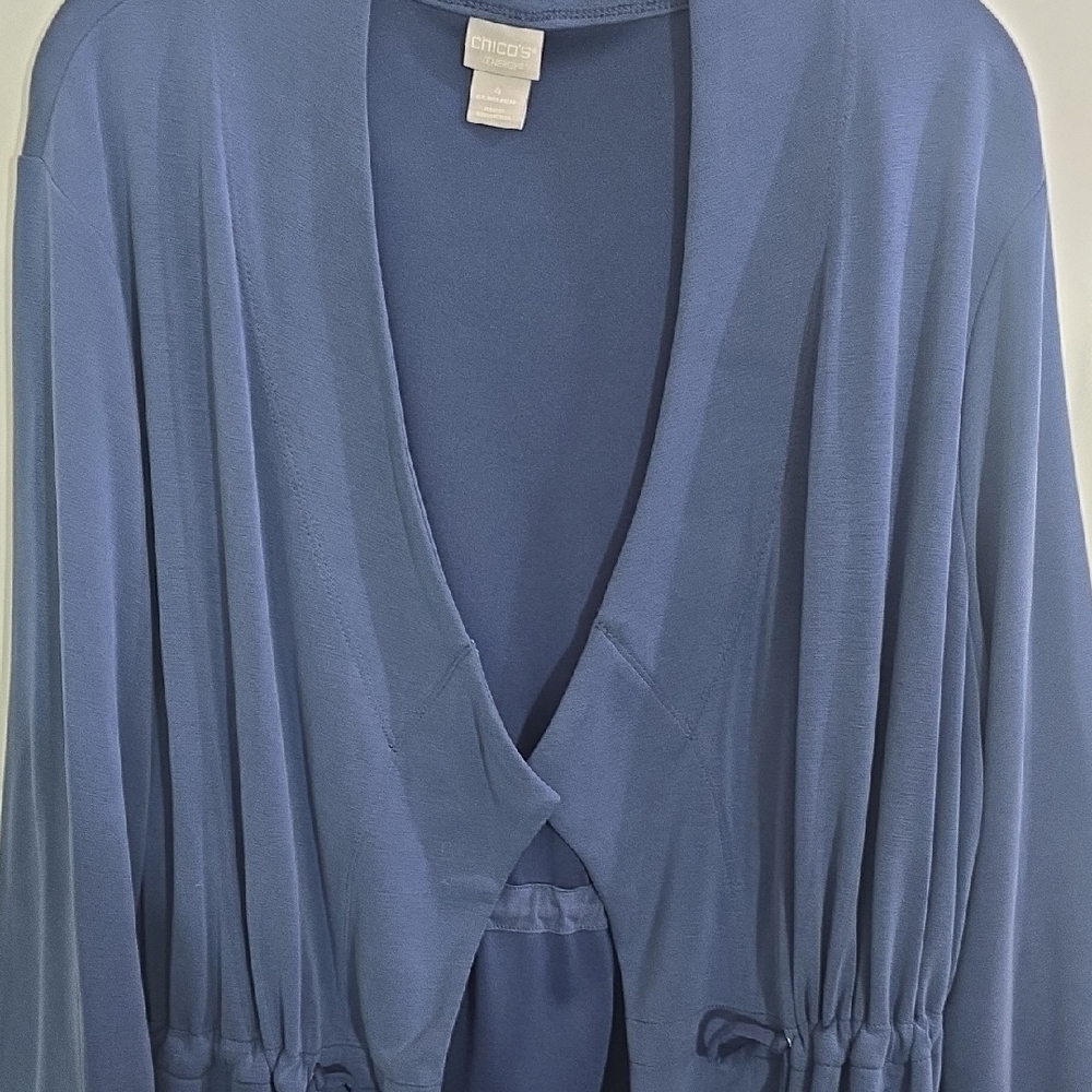 Chico's Soft Blue Women's Robe